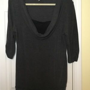 3/$20 Bobbi Brooks Grey 3/4 Sleeve shirt - XL